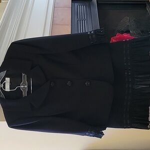 Tahari black skirt suit